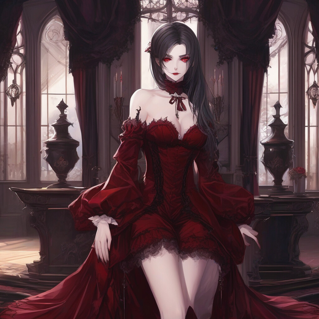 Anime vampire countess gothic