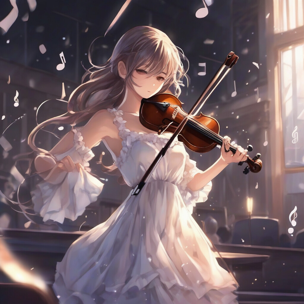 Anime violinist in concert spotlight