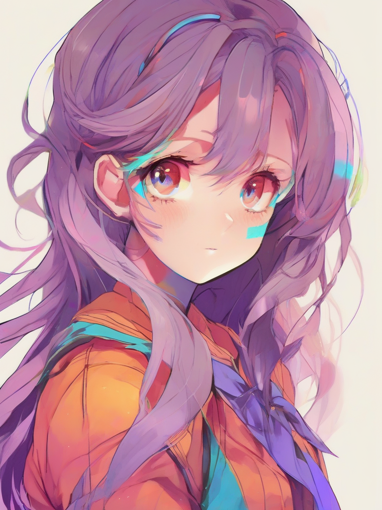 AI-generated anime image