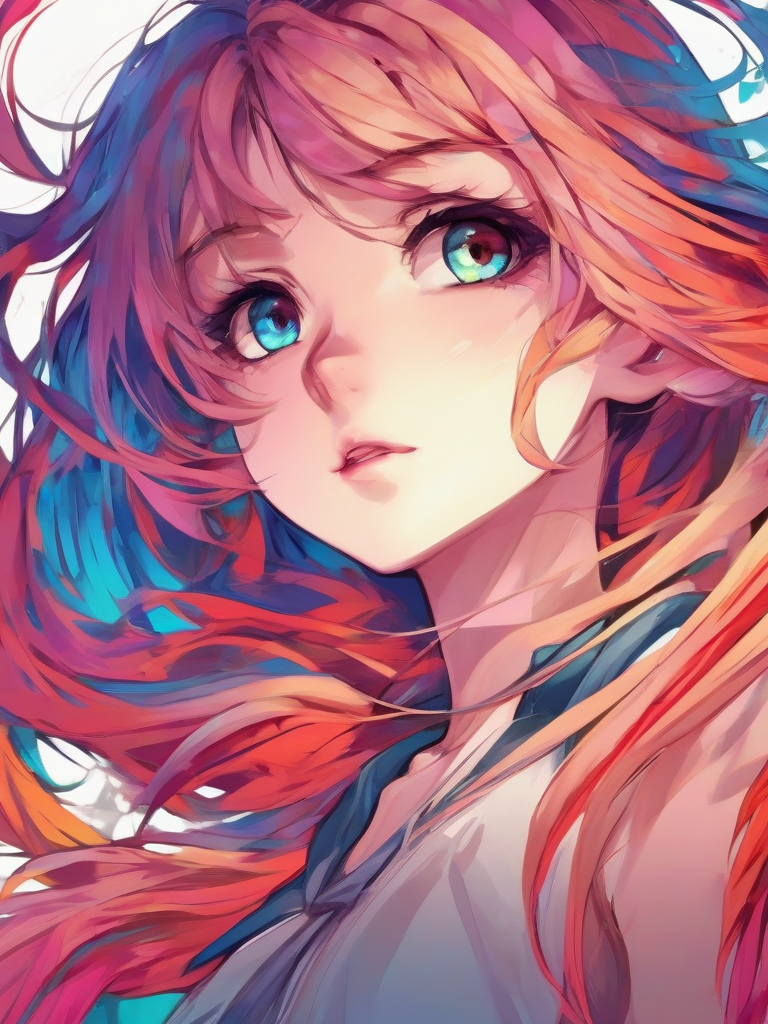 AI-generated anime image