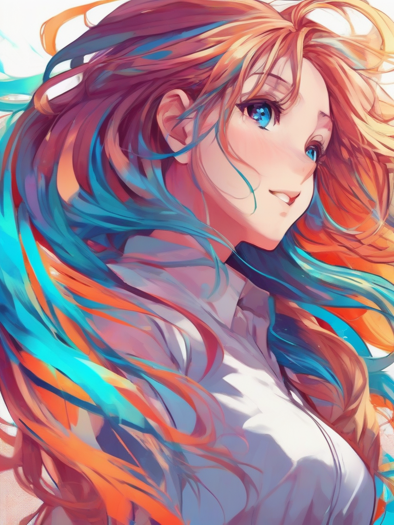 AI-generated anime image