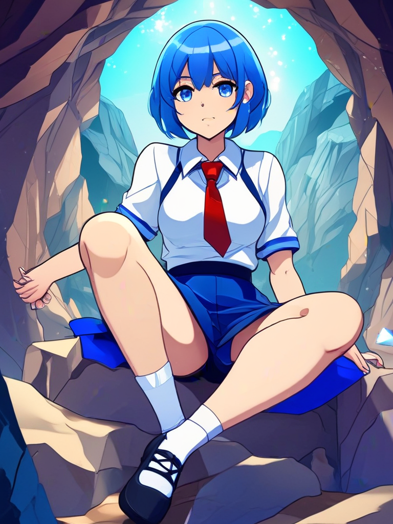 AI-generated anime image