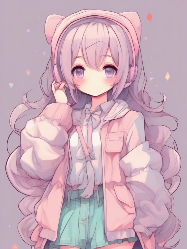 AI-generated anime image