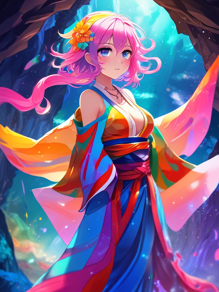 AI-generated anime image