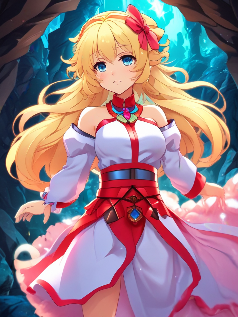 AI-generated anime image