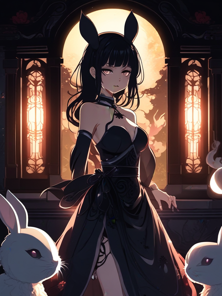 AI-generated anime image