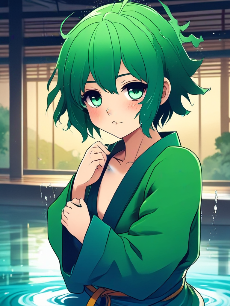 AI-generated anime image