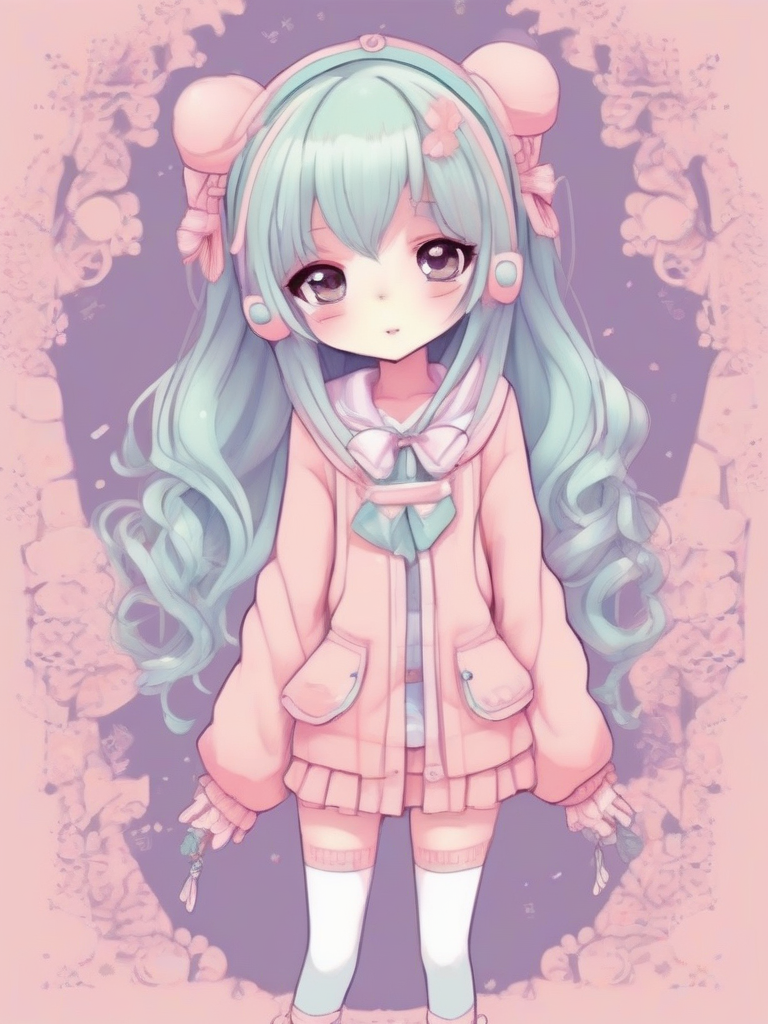 AI-generated anime image