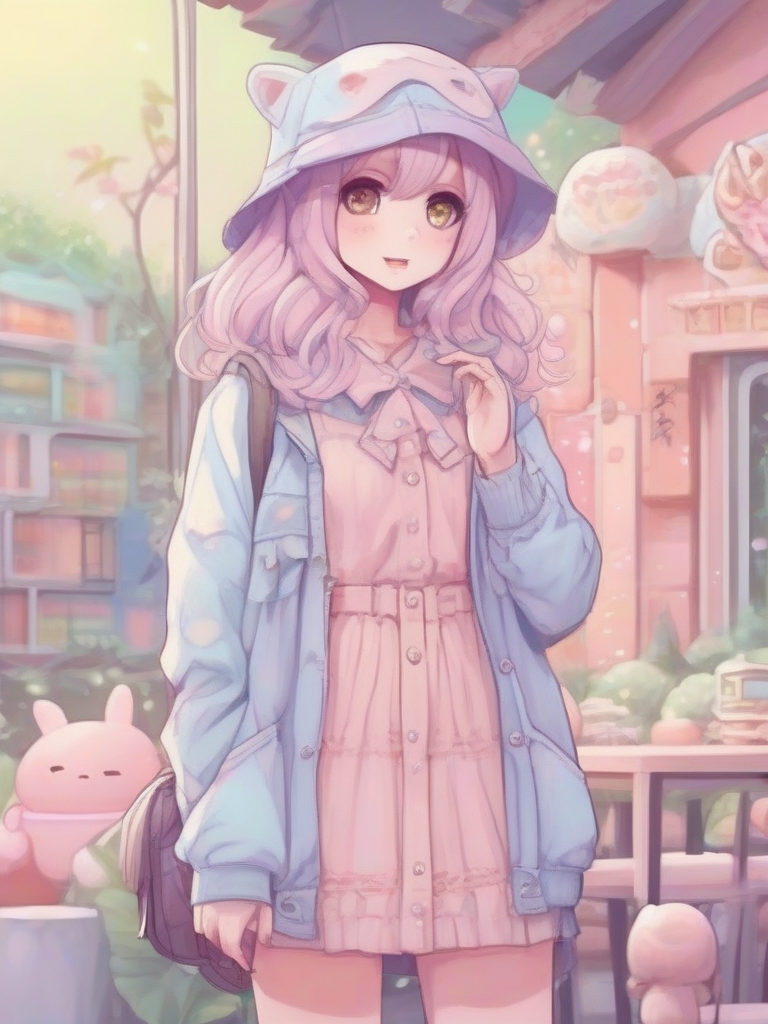 AI-generated anime image