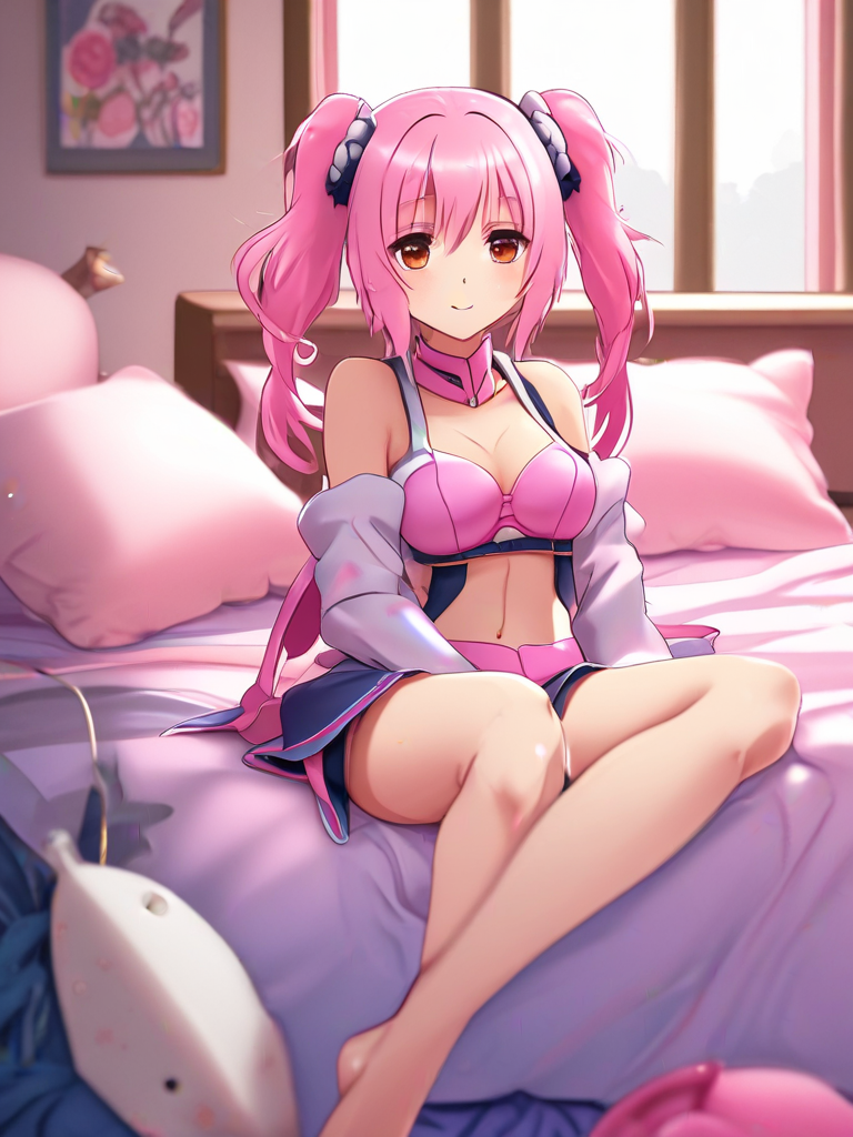 AI-generated anime image