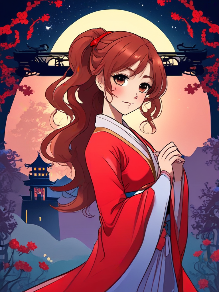 AI-generated anime image