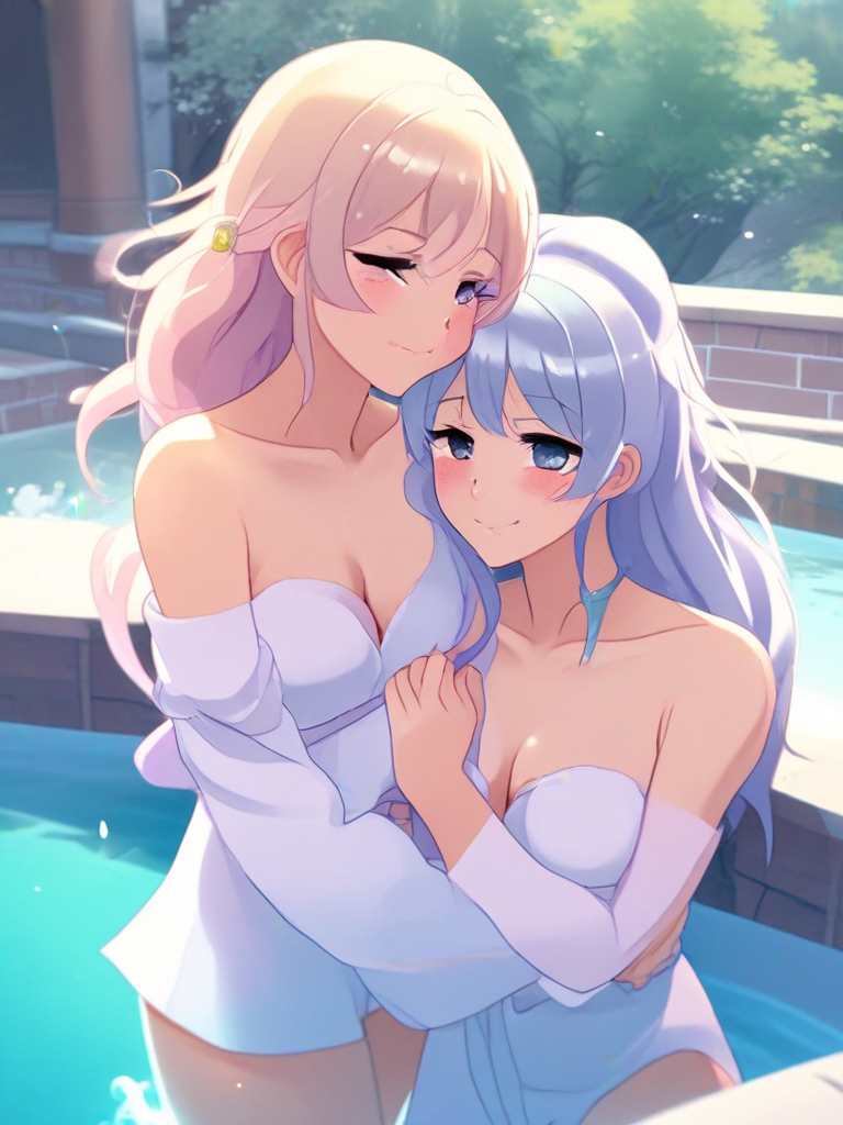 AI-generated anime image