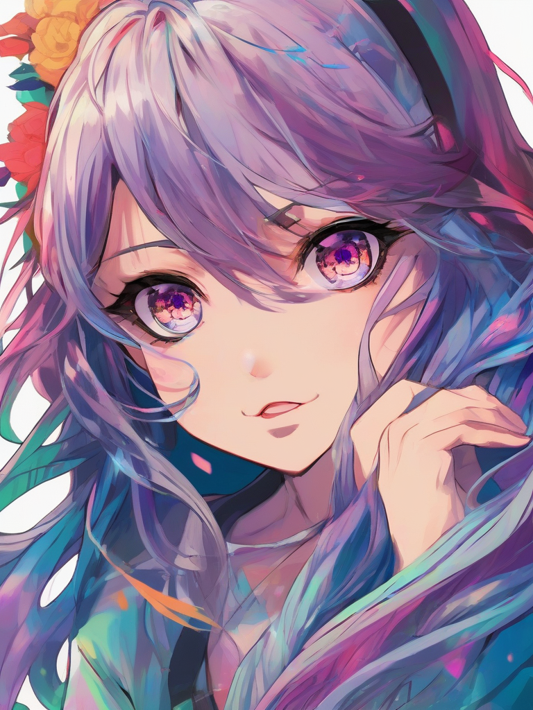 AI-generated anime image