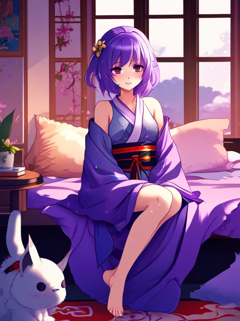 AI-generated anime image