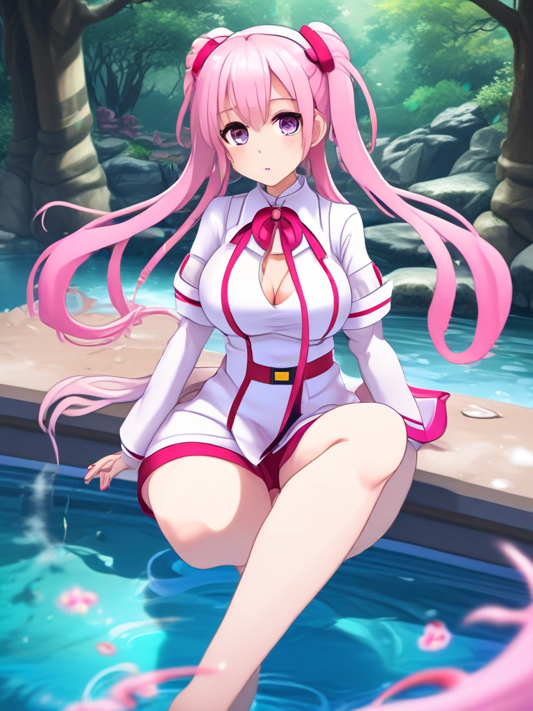 AI-generated anime image