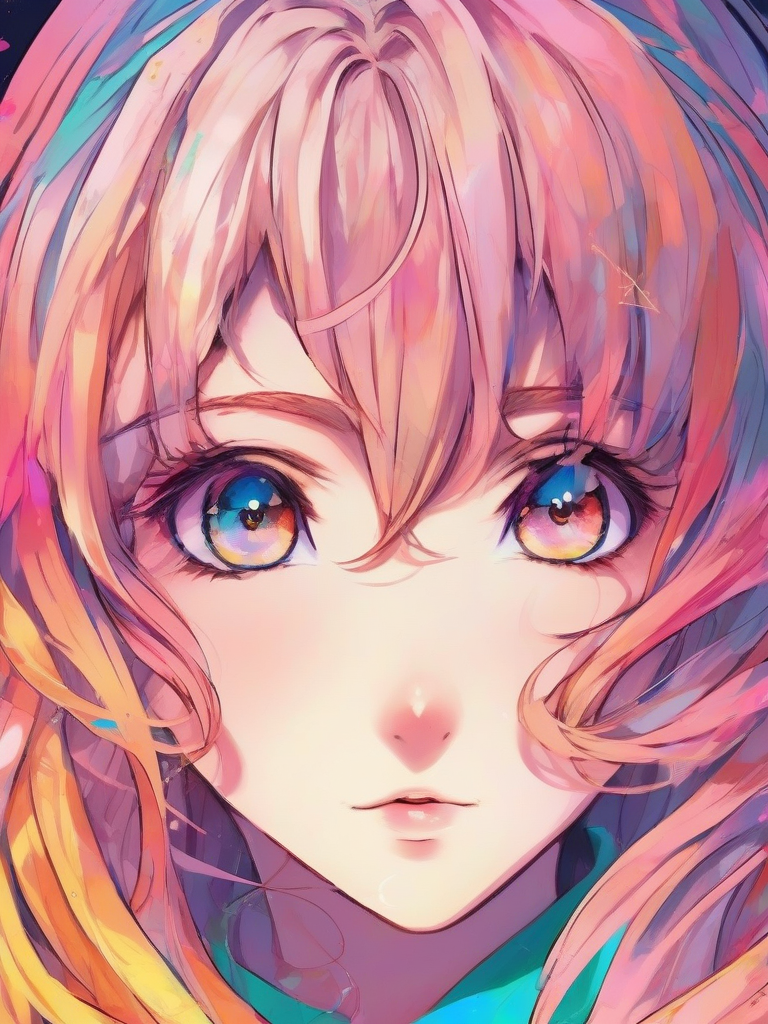 AI-generated anime image