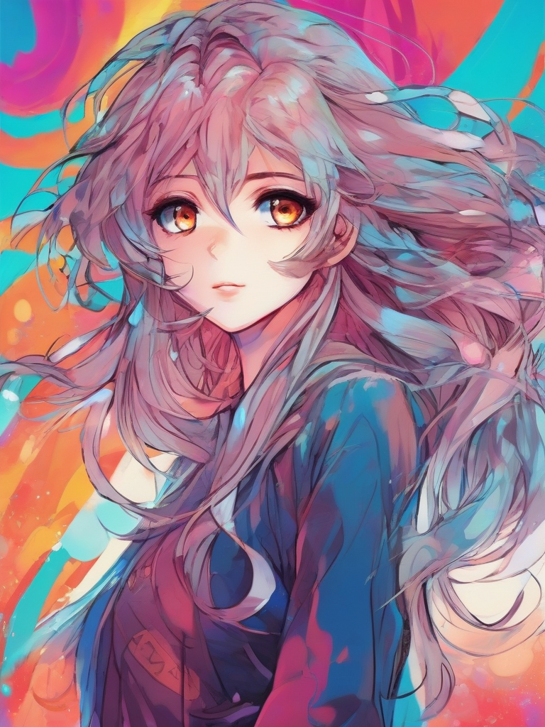 AI-generated anime image