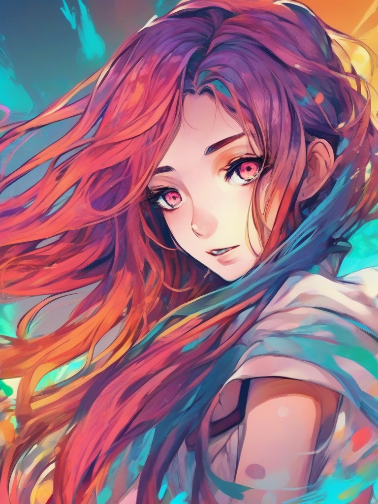 AI-generated anime image