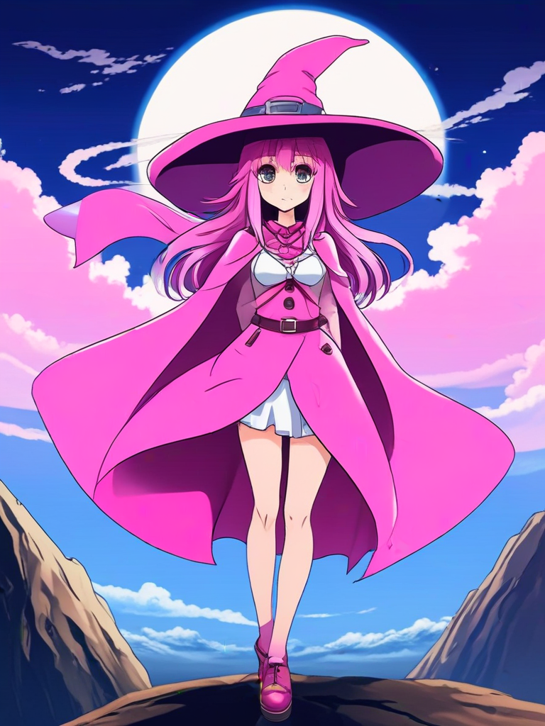 AI-generated anime image