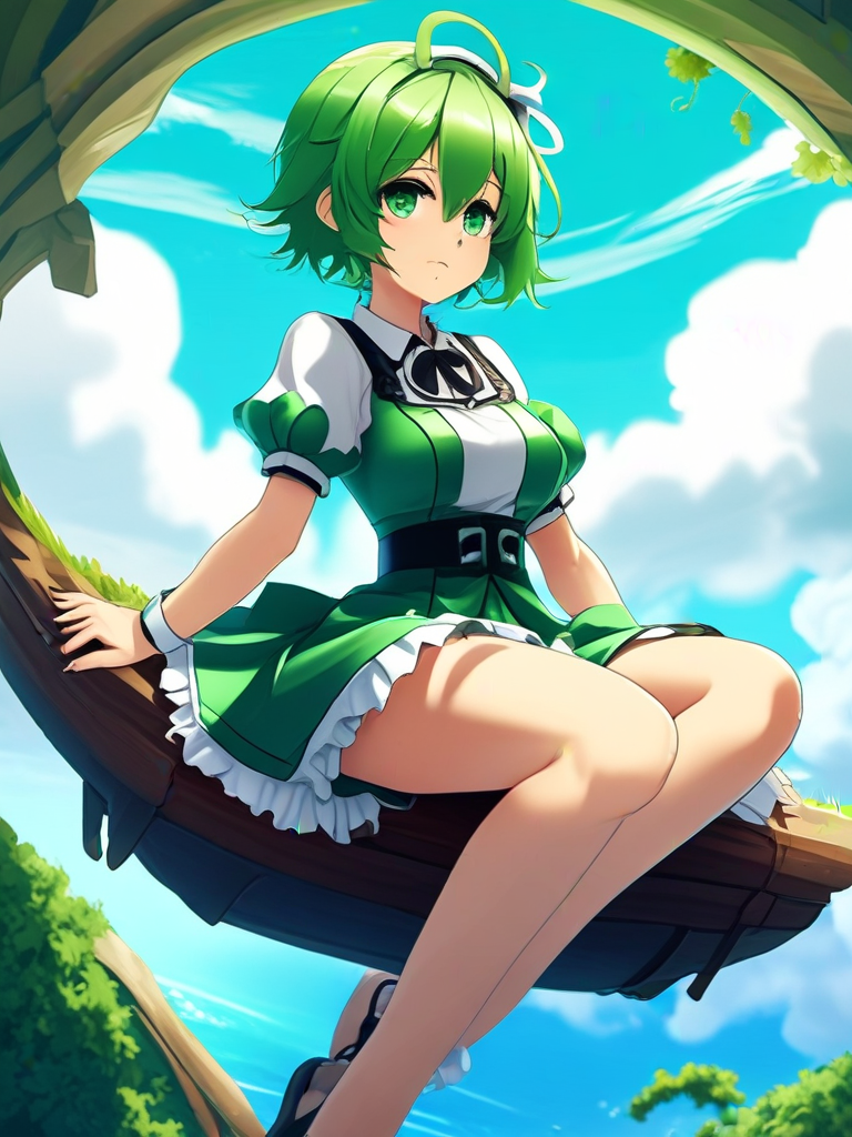 AI-generated anime image