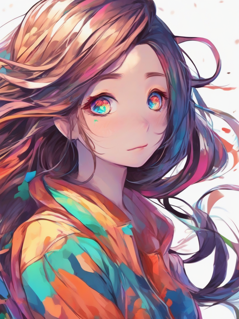 AI-generated anime image