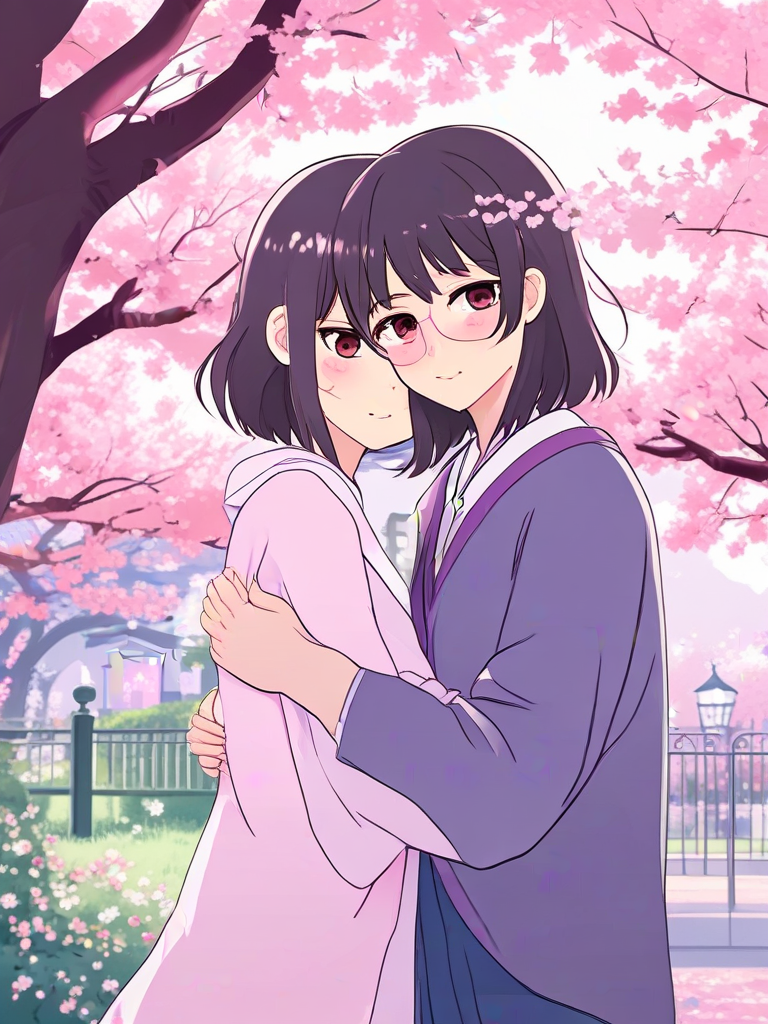 AI-generated anime image