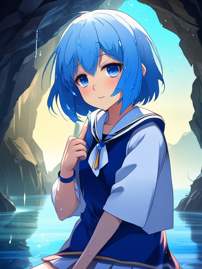 AI-generated anime image