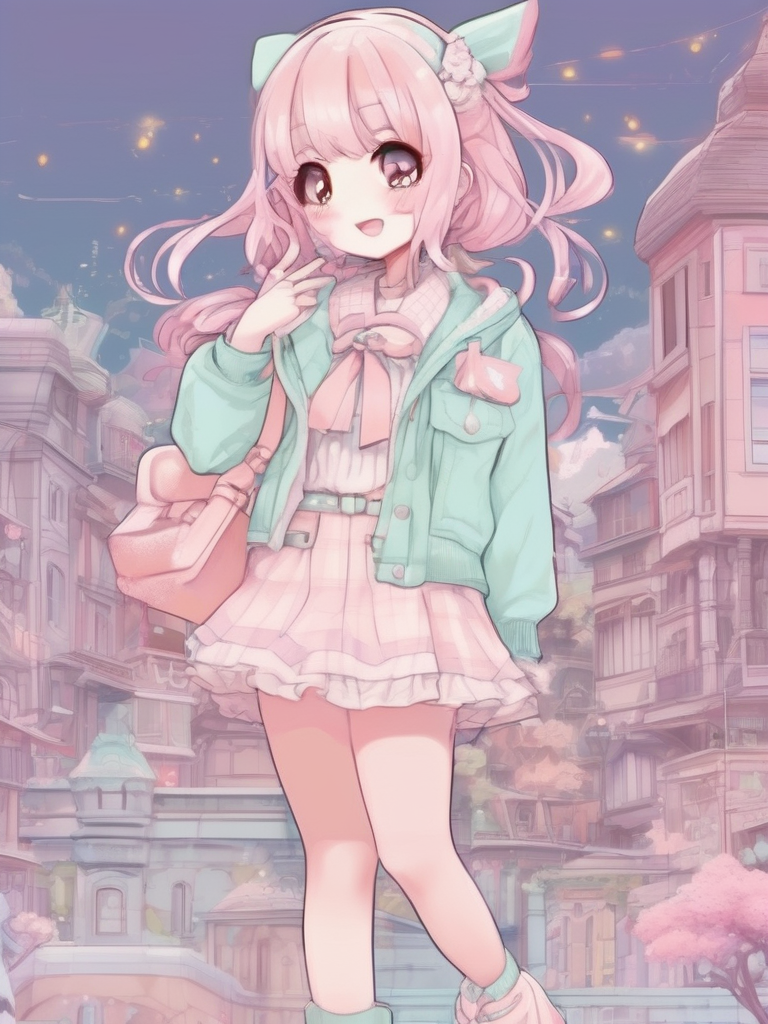 AI-generated anime image