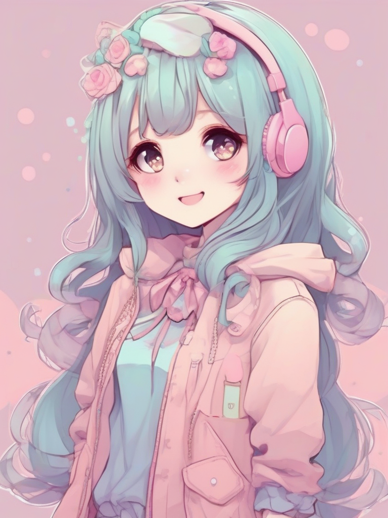 AI-generated anime image