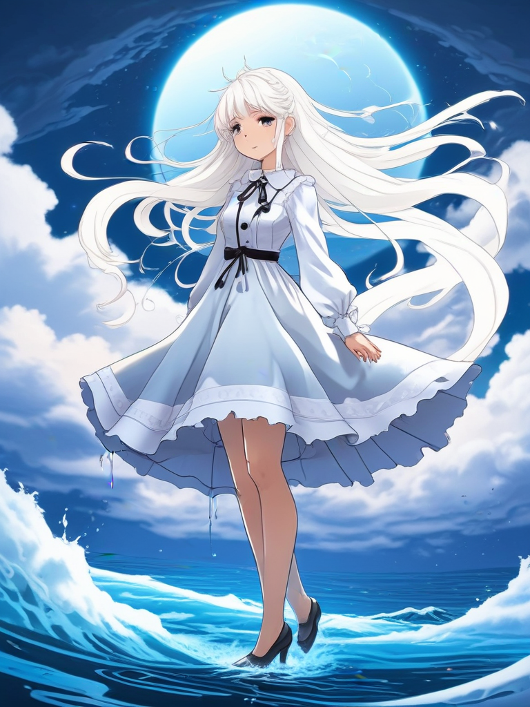 AI-generated anime image