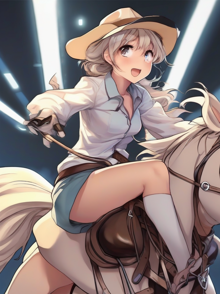 AI-generated anime image