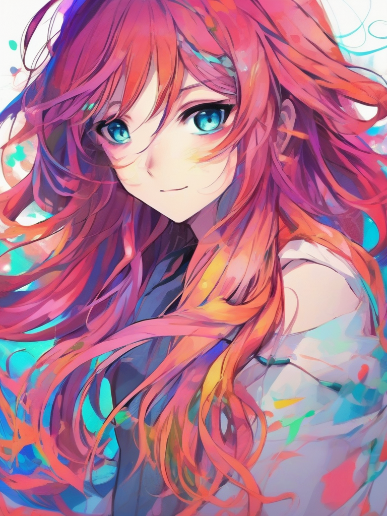 AI-generated anime image