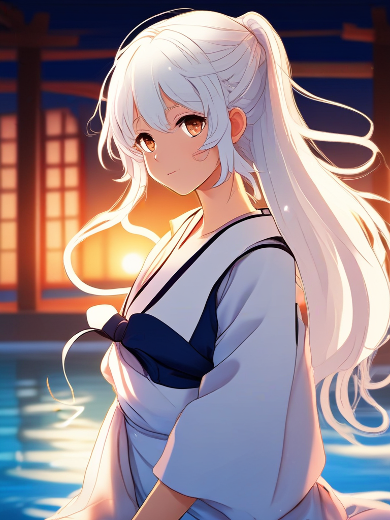 AI-generated anime image