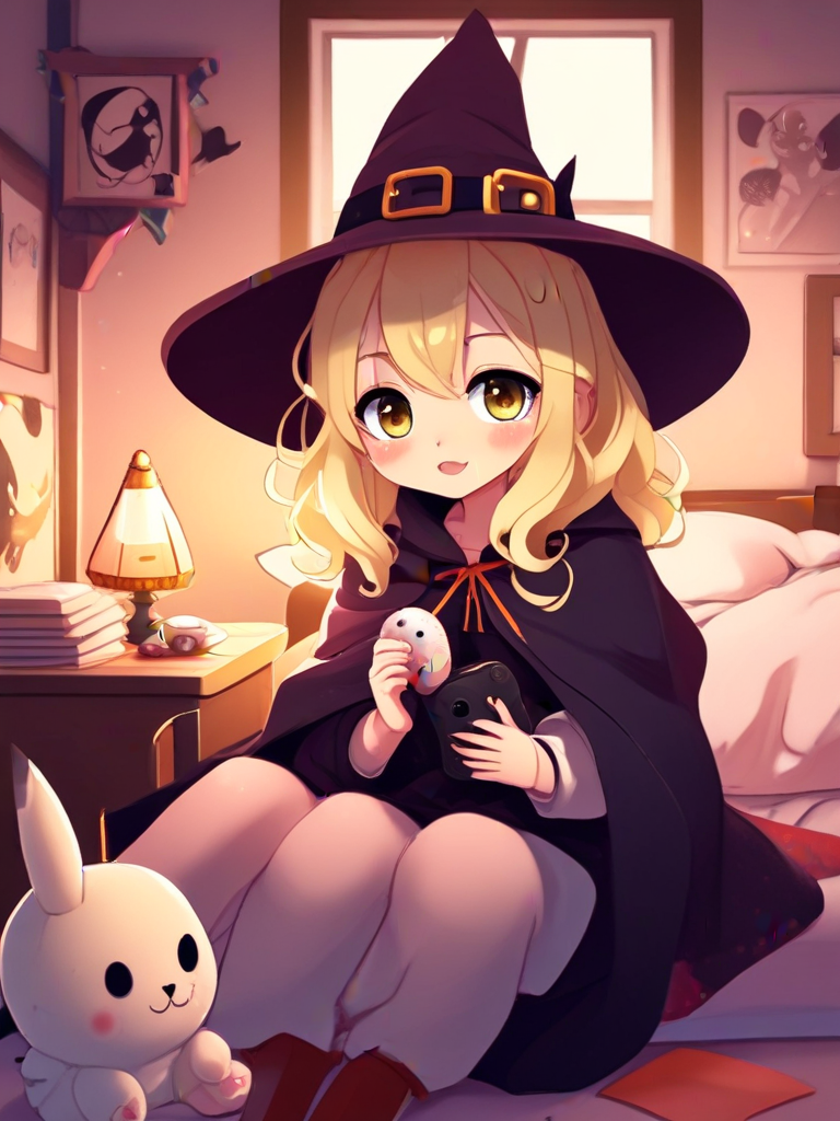 AI-generated anime image