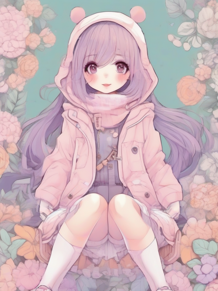 AI-generated anime image