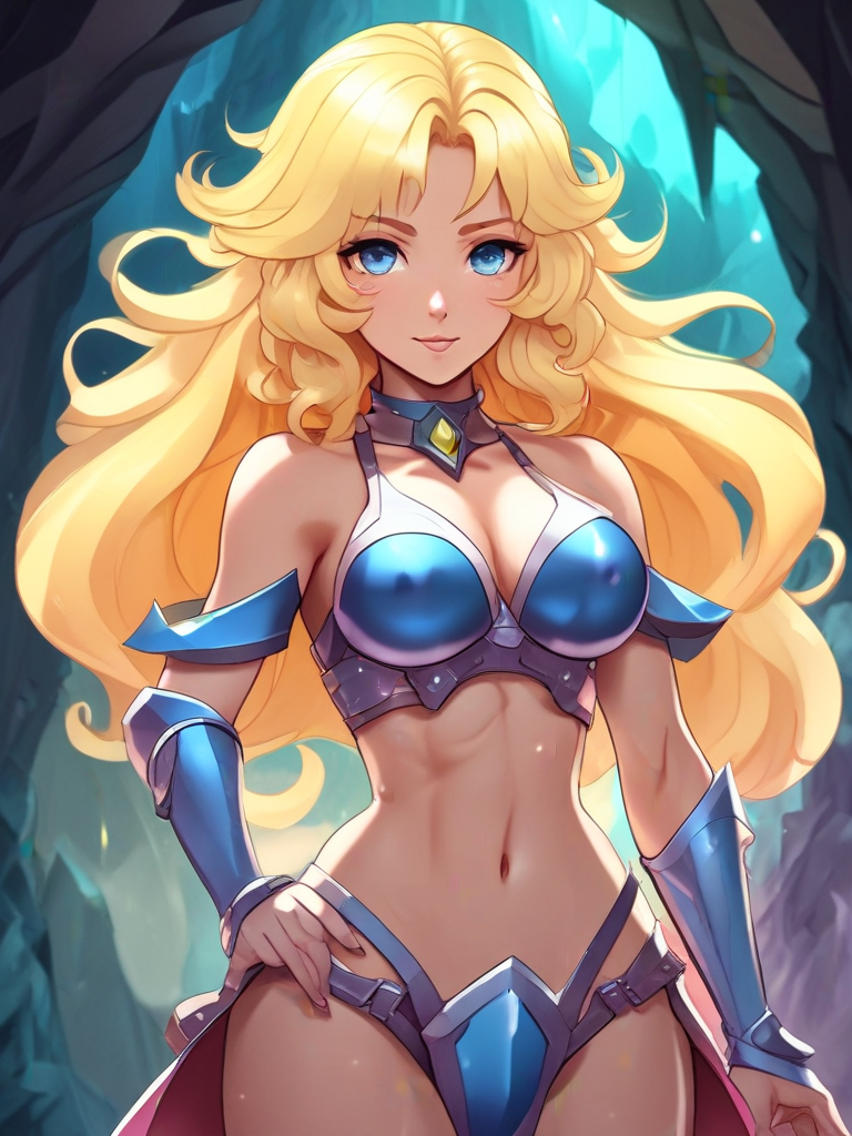 AI-generated anime image