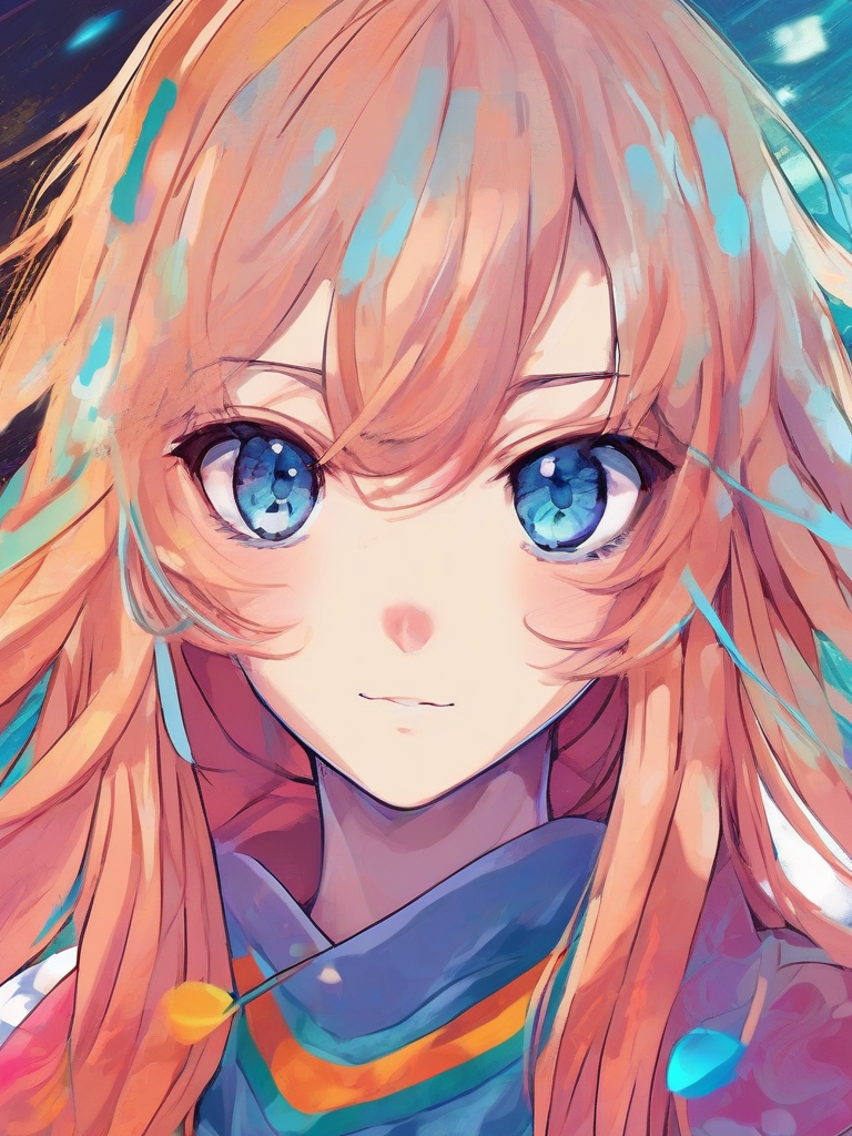 AI-generated anime image