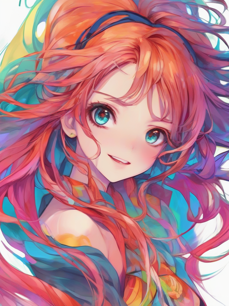 AI-generated anime image