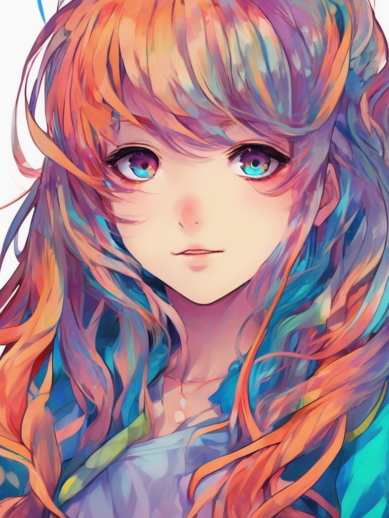 AI-generated anime image