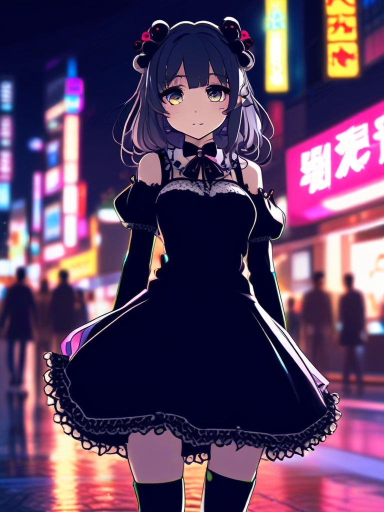 AI-generated anime image