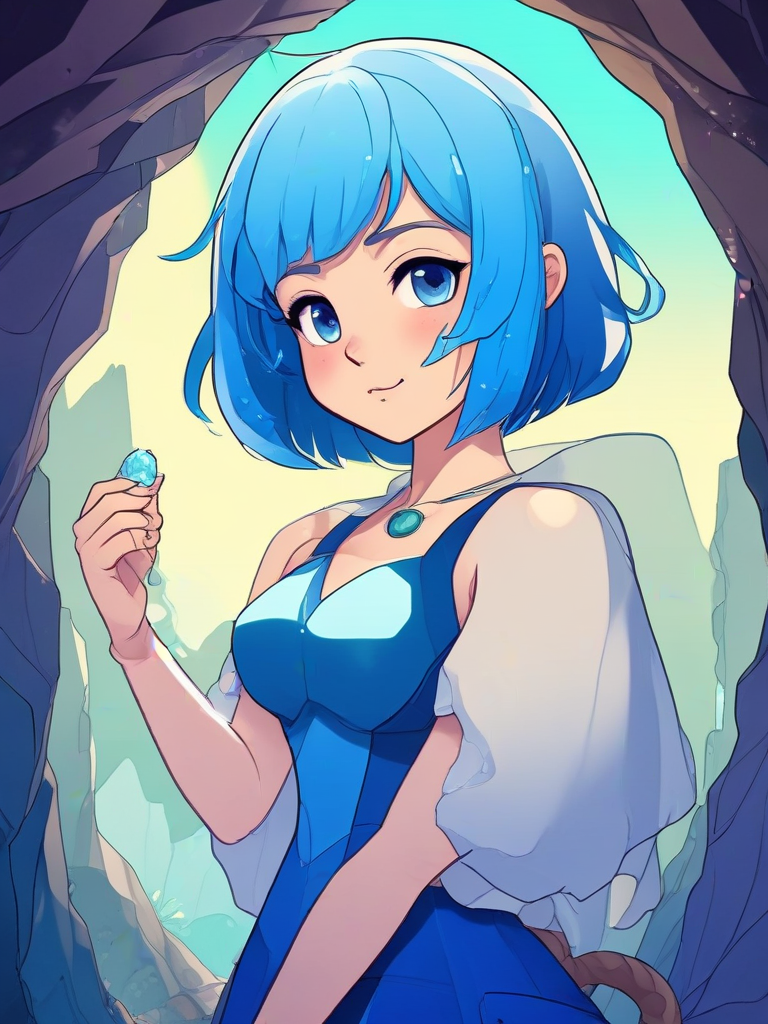 AI-generated anime image