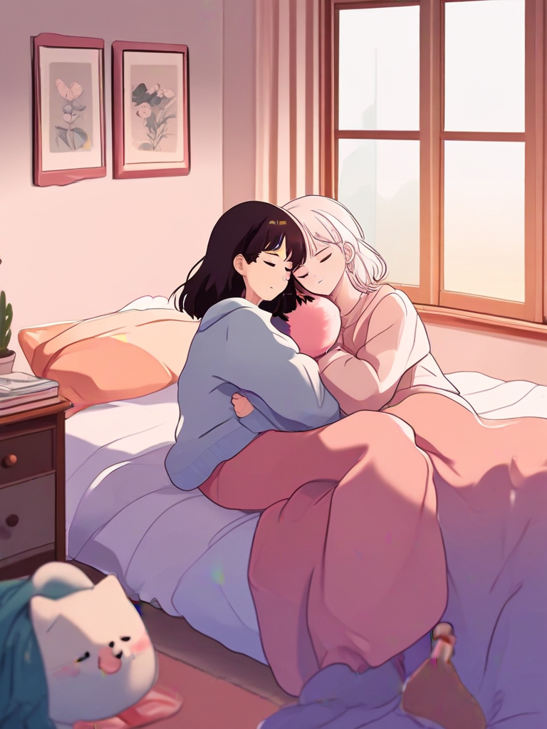 AI-generated anime image