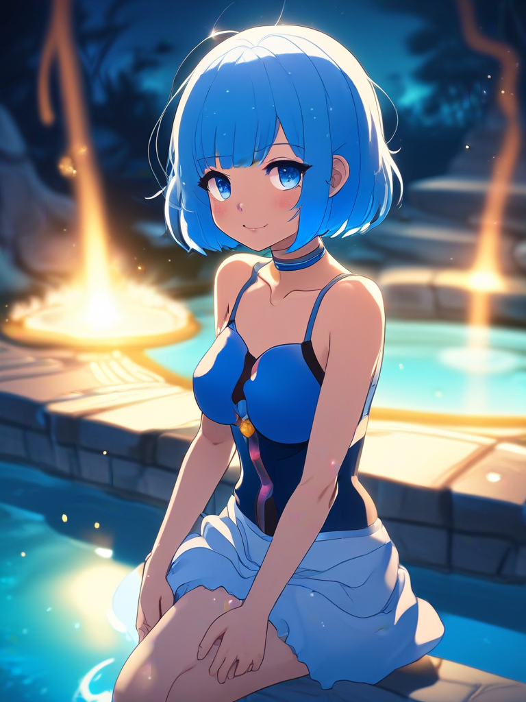 AI-generated anime image