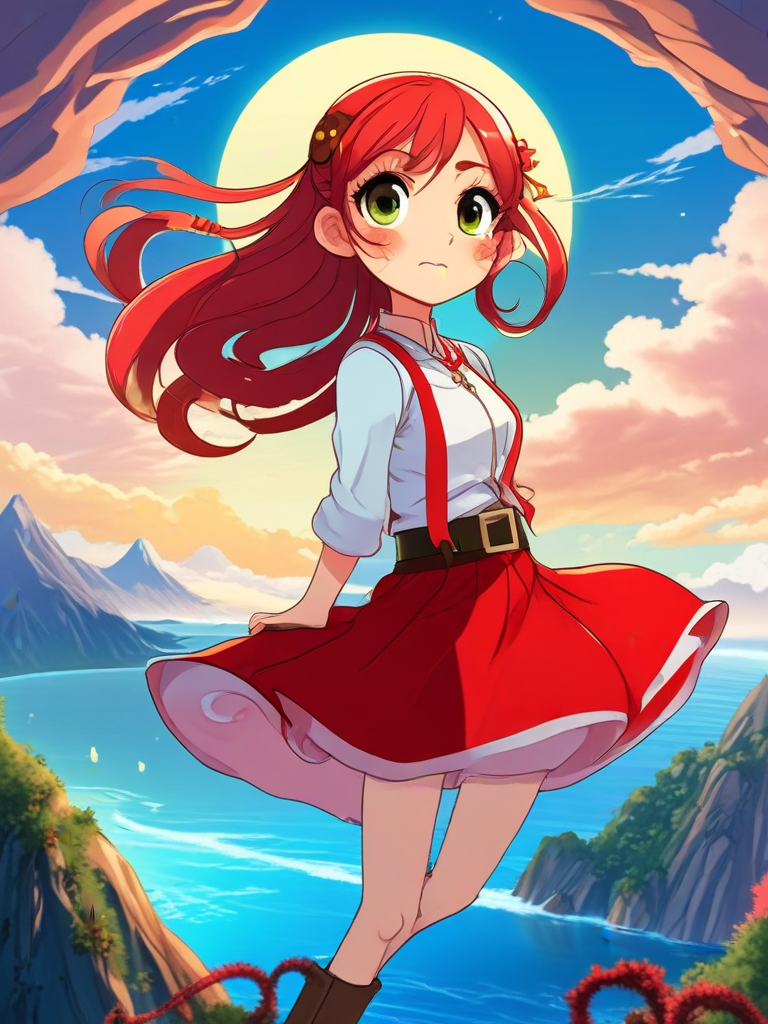 AI-generated anime image