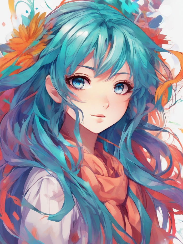 AI-generated anime image