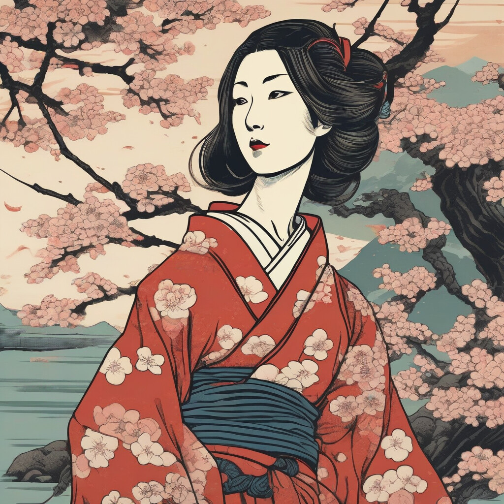 Japanese ukiyo-e style artwork