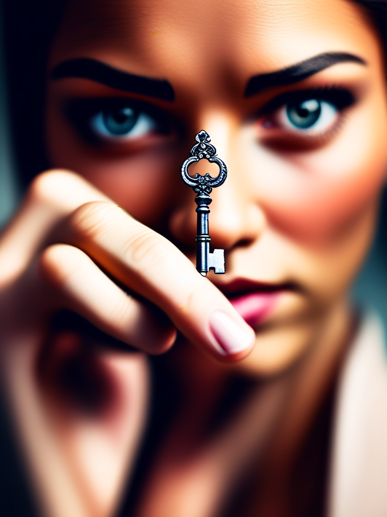 AI-generated chastity image