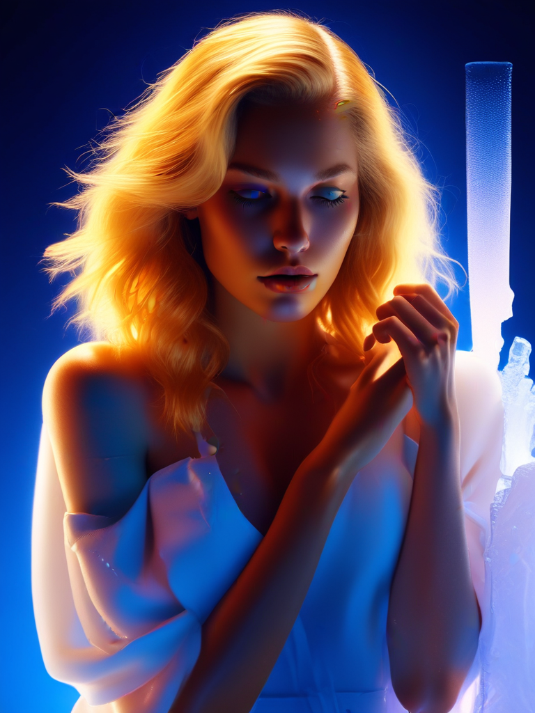 AI-generated chastity image