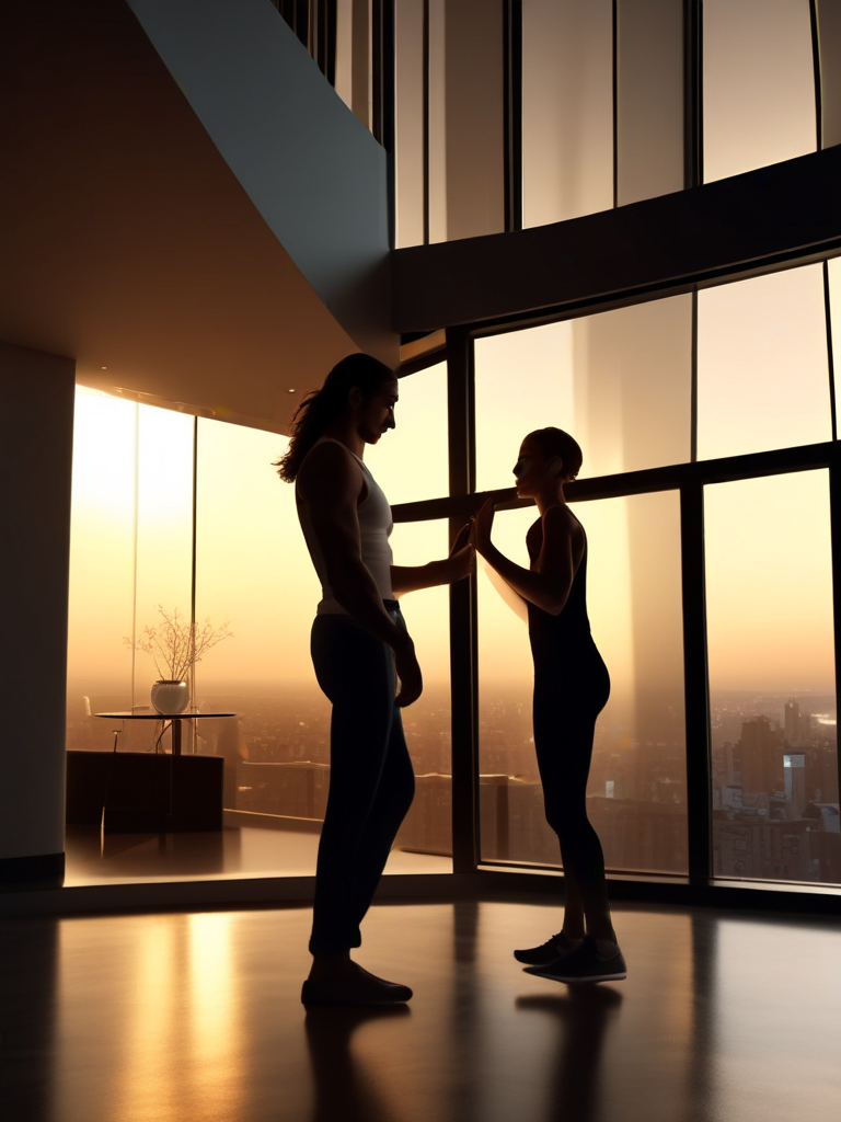 AI-generated chastity image