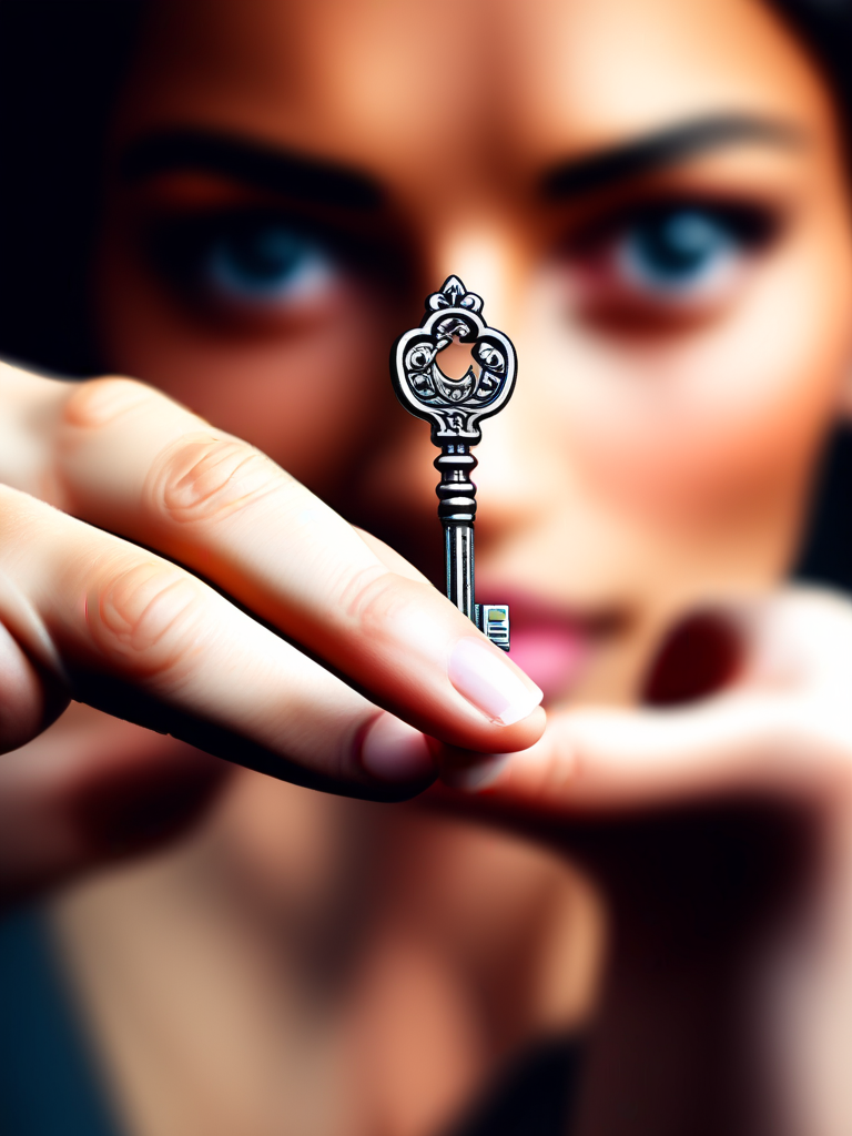 AI-generated chastity image